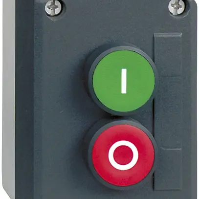Tasto AP Schneider Electric 2 elementi 1Ch verde + 1R rosso 