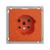 Presa INS EDIZIOdue T25 16A arancione, morsetti a vite 