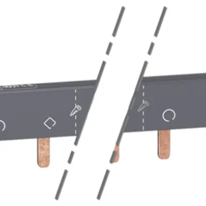 Barra collettrice Schneider Electric iC60 2L 24 UM 18mm 