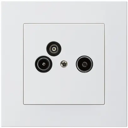 Presa antenna INC R/TV/dati kallysto.pro 2GHz 11db bianco 