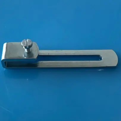 Staffa di fiss. contatore in ferro, 93mm passivata incl. vite 