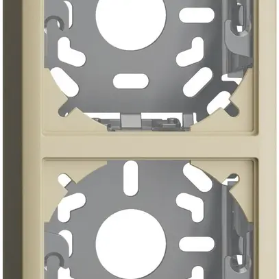 Cappa con piastra di base 2×39mm per combinazione FX verticale/orizzont. vanille 