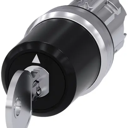 Interruttore a chiave Siemens SIRIUS ACT CES I-O-II (I/O/II) metallo lucido 