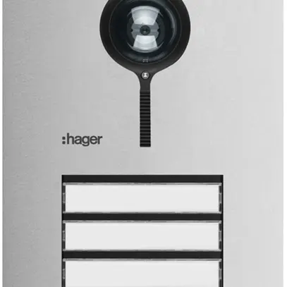 Postazione video esterna Hager elcom.one 2-fili per 4appartamenti ac-pr 