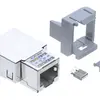 Anschlussmodul 1×RJ45/s Kat.5e Snap-In, R&M freenet 