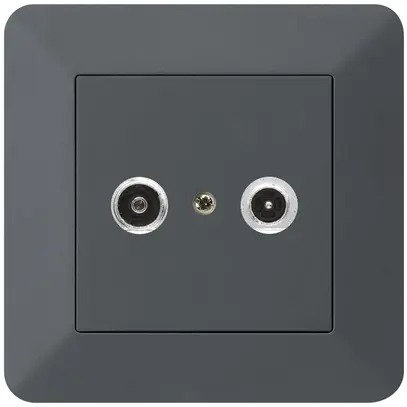 Prise antenne ENC kallysto.trend R/TV 19dB 2GHz anthracite 