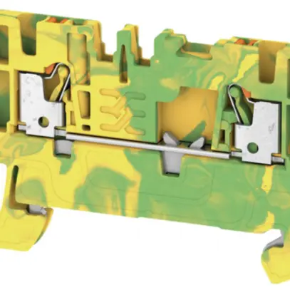 Morsetto di protezione Weidmüller A2C PUSH IN 1.5mm² verde/giallo 