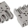 Spina WAGO 5L 2×0.5…4mm² grigio 