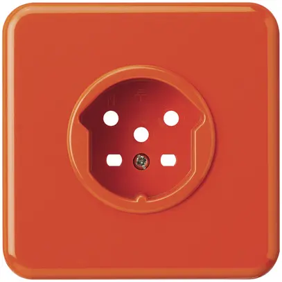 Kit frontale INC HA basico per presa tipo 15 con morsetti a innesto arancione 