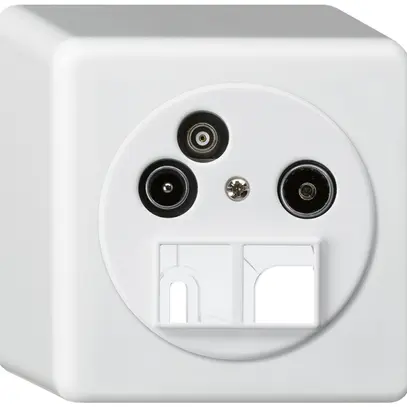 Presa d'antenna AP TV-R-dati HMS basico 14dB bianco 