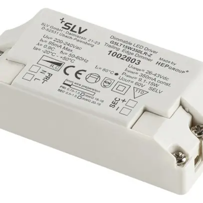 Convertisseur LED SLV 15 (9.1…15W), 350mA, 26…43VDC, réglable C 