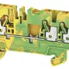 Morsetto di protezione Weidmüller A3C PUSH IN 2.5mm² 3 contatti verde/giallo 