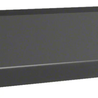 Placca di protezione Hager per canale di cavo fles., L=1m, nero 