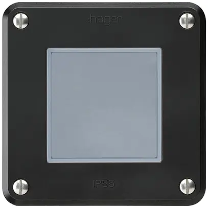 Interruttore INC robusto IP55 schema 3 nero 