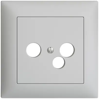 Kit frontale INC EDIZIOdue grigio chiaro 88×88mm 