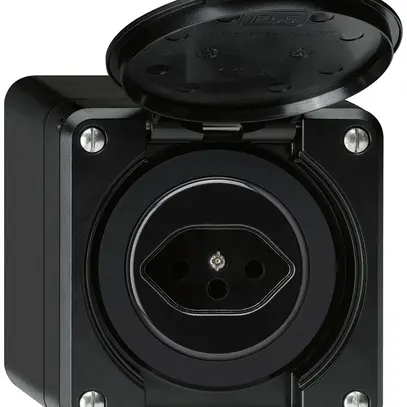 Prise AP robusto type 13 noir 