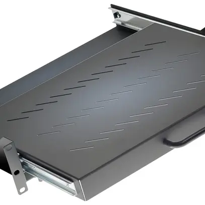 Support d'appareils R&Mfreenet extensible 19"×350mm 2UH 25kg gris 