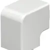 Angle plat Bettermann pour canal d'installation WDK blanc pur 40×40mm 