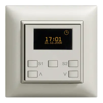 Timer astro. INC motore/scena 1c/2t ZEP EDIZIOdue grigio chiaro 