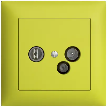 Prise d'antenne ENC TV-R-données DD11 5…65MHz EDIZIOdue lemon 