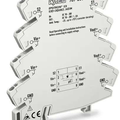 Disgiuntore elettronico WAGO EPSITRON, 1 canale, 24VDC, 1…8A, comunicabile 