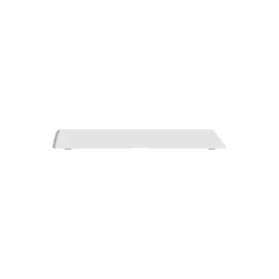 Plaquette indicatrice STANDARDdue pour sortie oblique, blanc 