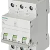 Interruttore AMD Siemens SENTRON 5TL1, 80A/250V 3L 3Ch, 3UM 