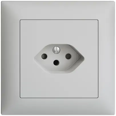 Prise ENC EDIZIOdue T13 gris clair 