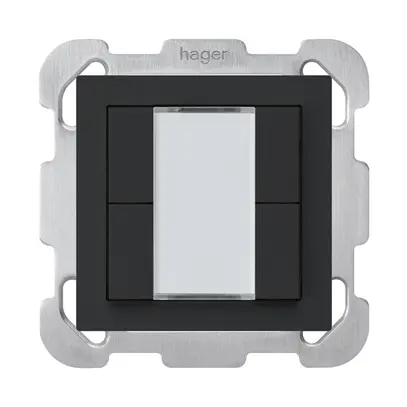 Tasto INC kallysto B KNX 4× s/e-link nero 