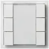 Pulsante multifunzionale INC KNX kallysto sestuplo bianco 