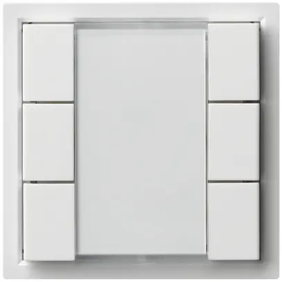 Pulsante multifunzionale INC KNX kallysto sestuplo bianco 