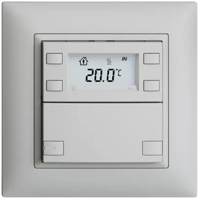 UP-RTH-Taster KNX 1-fach EDIZIOdue FMI hellgrau, mit LED RGB 