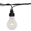 Ghirlanda Party System LED Extra, 5m×110mm, nero, 4W 10×6LED, bianco caldo 