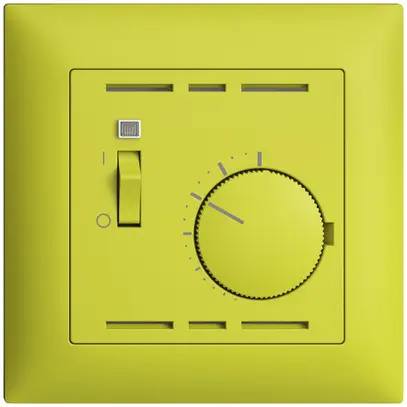 UP-Raumthermostat EDIZIOdue lemon mit Schalter 