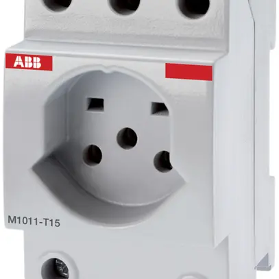 Presa INS ABB T15 DIN grigio 