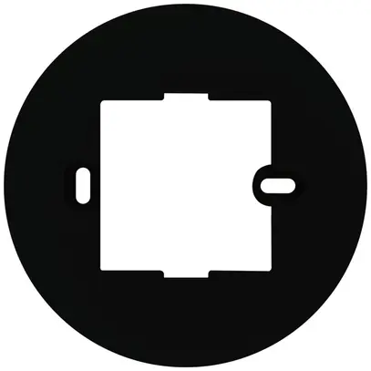AP-Rahmen MDT SCN-KP360R306.01 für SCN-KP360K306.03 Ø100×14mm schwarz matt 