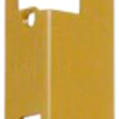 Gâche angulaire 250mm or L DIN G 