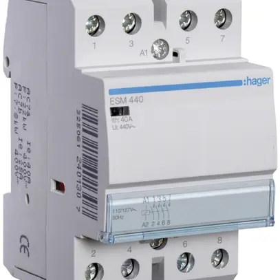 Contacteur AMD Hager 127VAC 4 fermeur 40A 2UM 