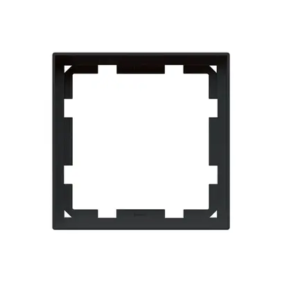 Cadre frontal KNX Hager kallysto pour thermostat noir 