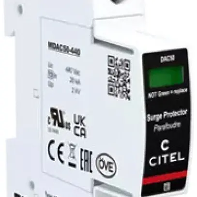 Scaricatore di sovratensione  Citel DAC50S-10-440, tipo 2, 1 poli 