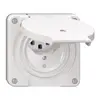 Prise NUP NEVO, 1×T23, IP21, a.LED, blanc 