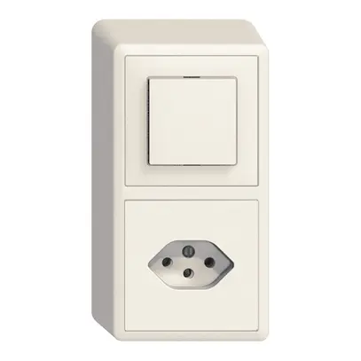 Combinaison AP EDIZIOdue 3/1P+T13 blanc 