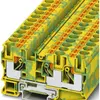 Morsetto di protez.0.5…16mm² Push-in verde/giallo PT 10-TWIN-PE 
