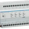 Modulo di uscita AMD KNX Hager easy 16A C carico 16× 
