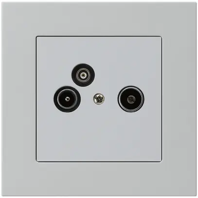 Prise pour antenne ENC R/TV/données kallysto.pro 2GHz 19db gris clair 