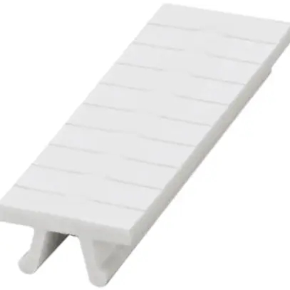 Ruban Zack ZB blanc vierge pour bornes l=3.5mm 