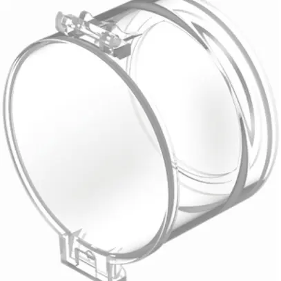 Clapet de protection EAO45 Ø30.5mm incolore transparent 