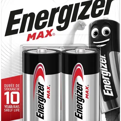 Pila alcalina Energizer Max C LR14 1.5V blister a 2 pezzi 