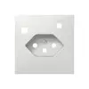 Kit di copertura SIDUS Z/E per presa FI T13 bianco lucido 