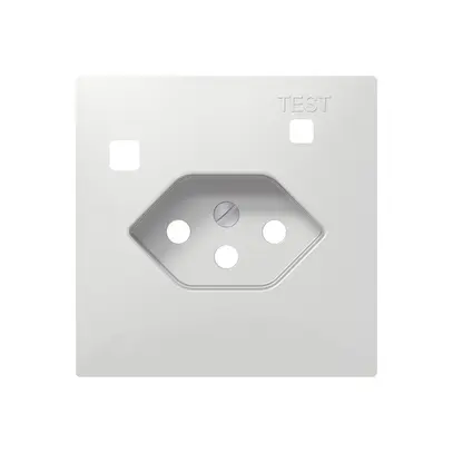Kit di copertura SIDUS Z/E per presa FI T13 bianco lucido 
